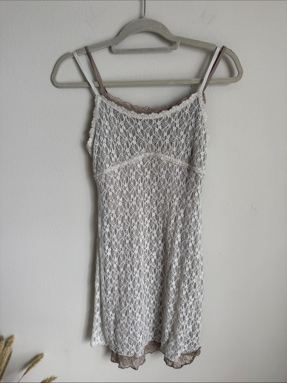 Y2K Dress Bundle XS – Atlantic State Floral Puff Sleeve Mini Dress + Lace Slip - Picture 13 of 15